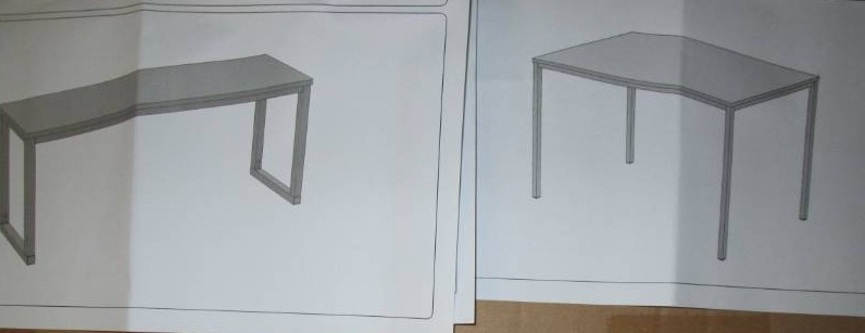 lot 97 image: Frida 3 Piece Dining Table Set (1 T...