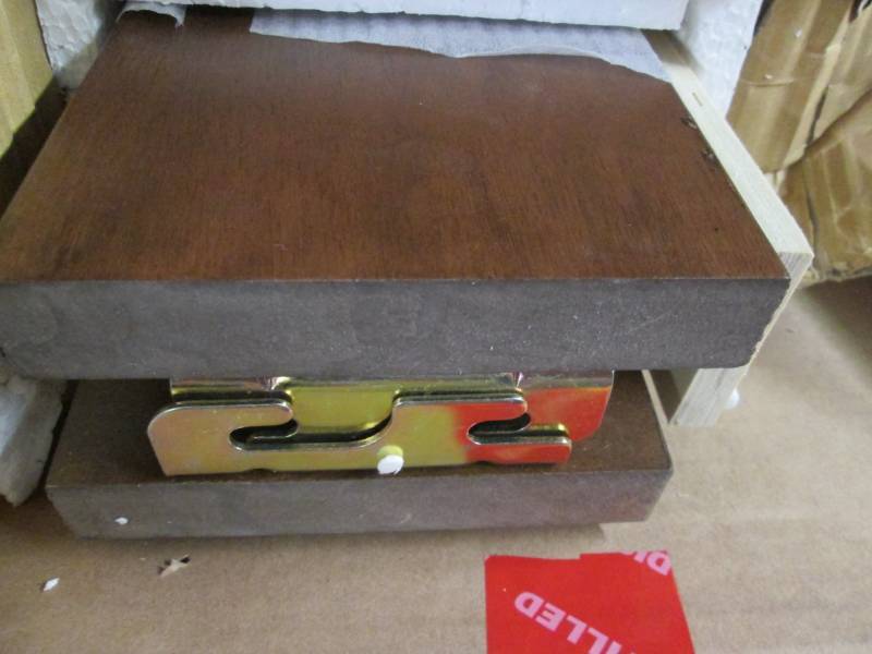 lot 104 image: Soloman (2 Pc) Bed Side rails (Quee...