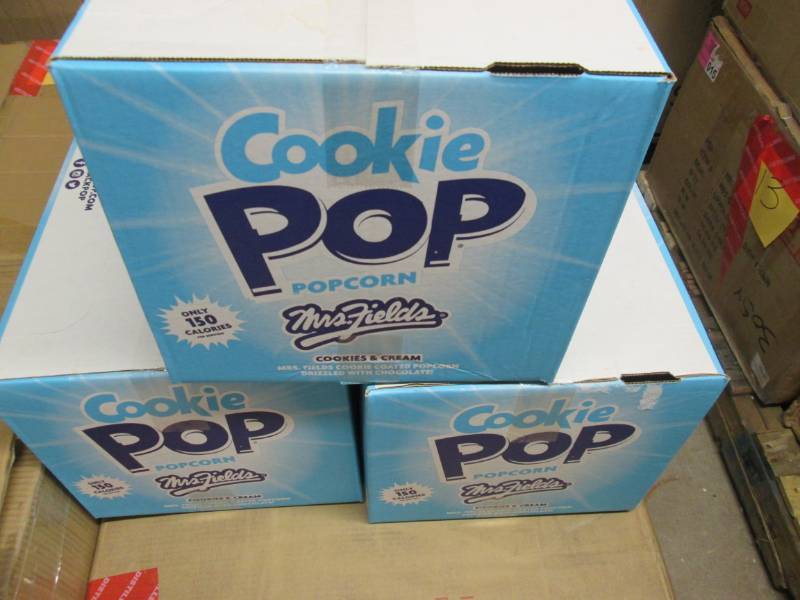 lot 112 image: Mrs. Fields Popcorn -Cookies and Cr...