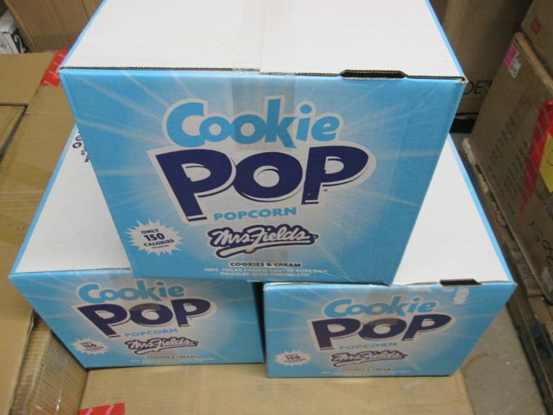 lot 113 image: Mrs. Fields Popcorn -Cookies and Cr...