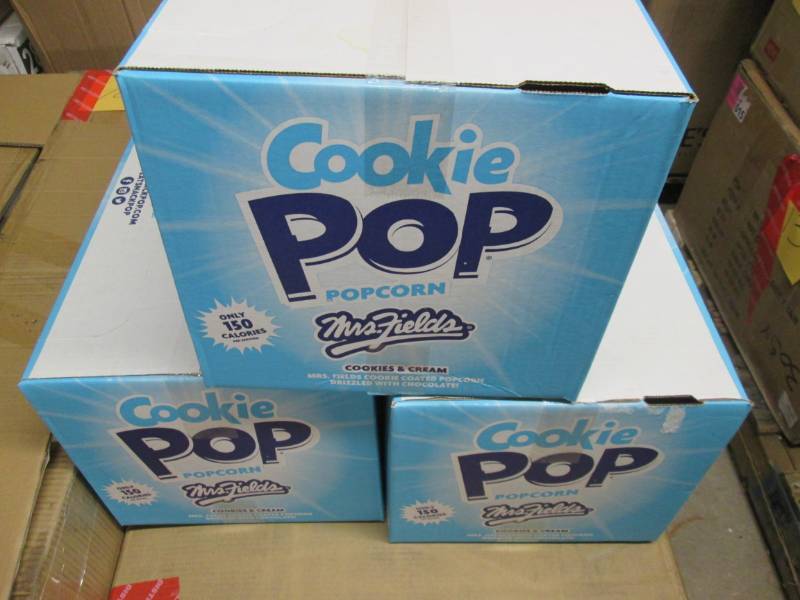 lot 114 image: Mrs. Fields Popcorn -Cookies and Cr...