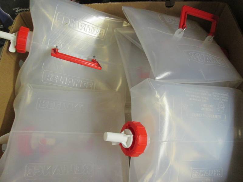 lot 227 image: Reliance 5 Gallon Collapsable Water...