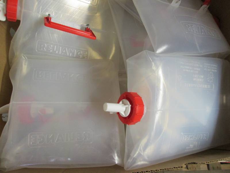 lot 229 image: Reliance 5 Gallon Collapsable Water...