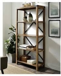 lot 126 image: Walker Edison Bookshelf (Driftwood)...