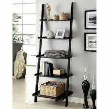lot 125 image: Ladder Style Bookcase (Antique Whit...