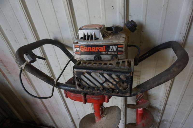 lot 2 image: General Brand Model 210 Gas Powered Post Hole Auger