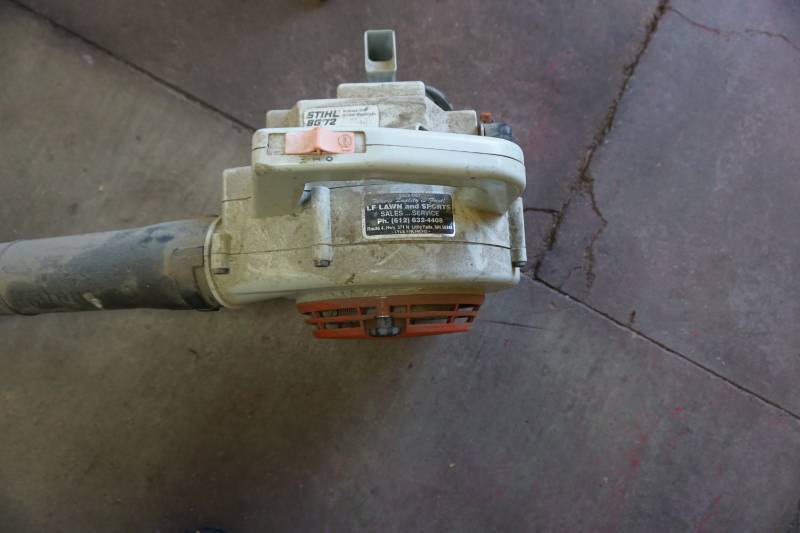 lot 52 image: Stihl Model BG72 Gas Powered Leaf Blower