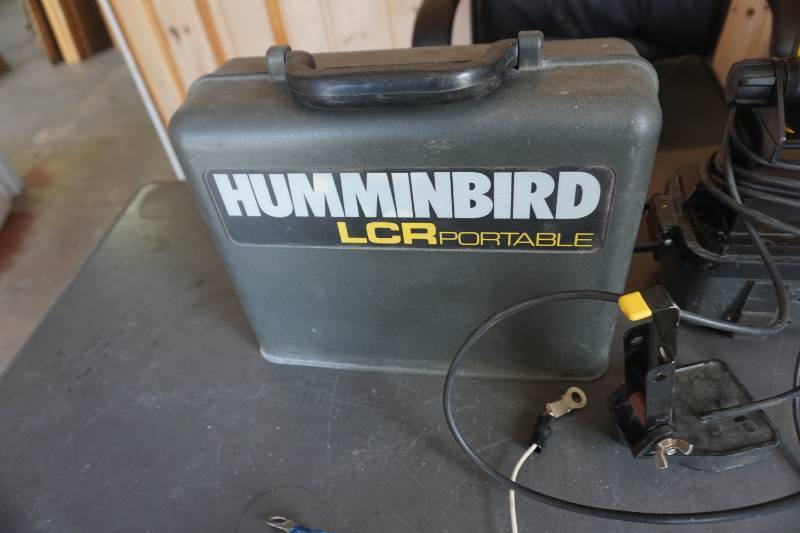 lot 49 image: Humminbird Model LCR2000 Portable Fish Finder Depth Finder With Case