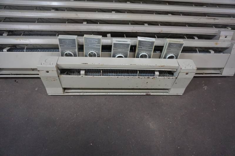 lot 75 image: Lot of Berko Brand Electric Floor Heat Vents In Assorted Sizes With Zone Thermostats
