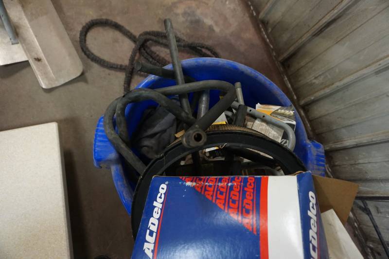 lot 102 image: Lot of Assorted Auto Filters and Garage Supplies