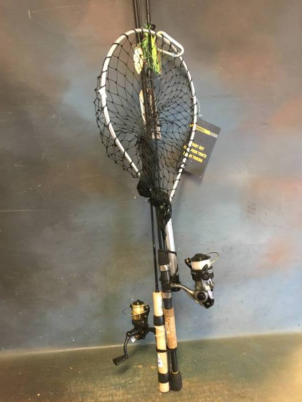 Fishing Rods and Trout Net