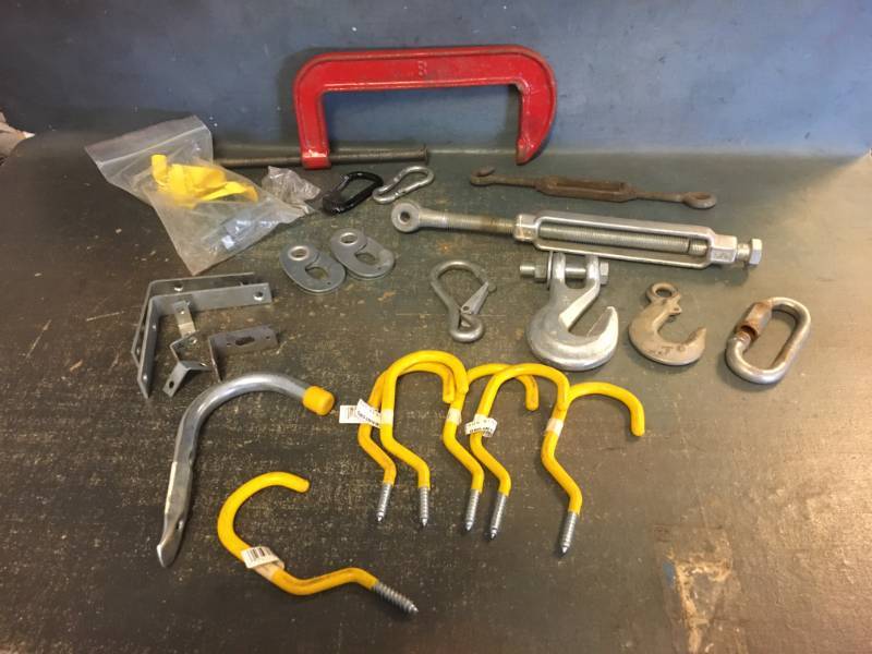 Assorted Clamps and Hooks