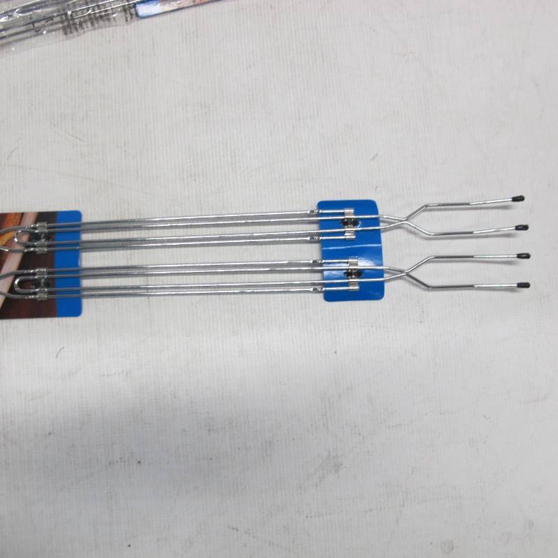 Three Pairs of Master Forge Extendable Grill Forks - Hot Dog  Marshmallow cookers