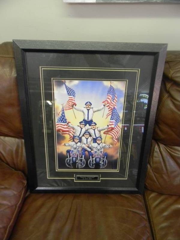 NICE Seattle Cossacks by David Mann. approx 21x26 - SEE PICTURES