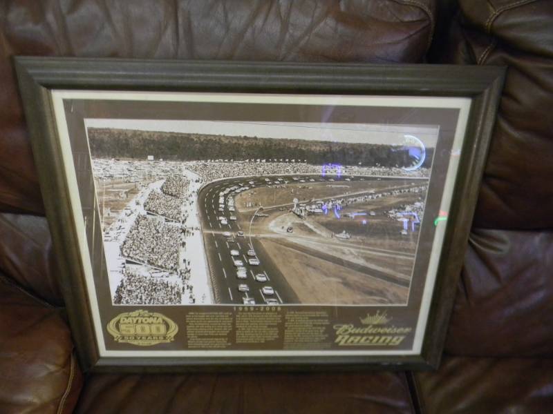 COOL Budweiser Racing Daytona 500 piece approx 24x21 - SEE PICTURES
