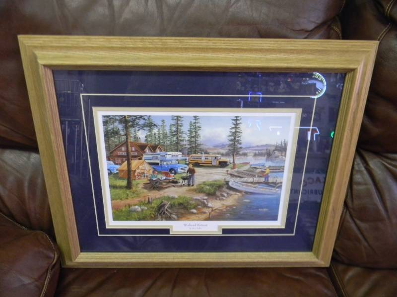 Weekend Retreat by Ken Zylla approx 22x20 - SEE PICTURES