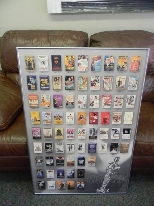 Very Cool 50 years of Oscars Poster approx 27x40 - SEE PICTURES