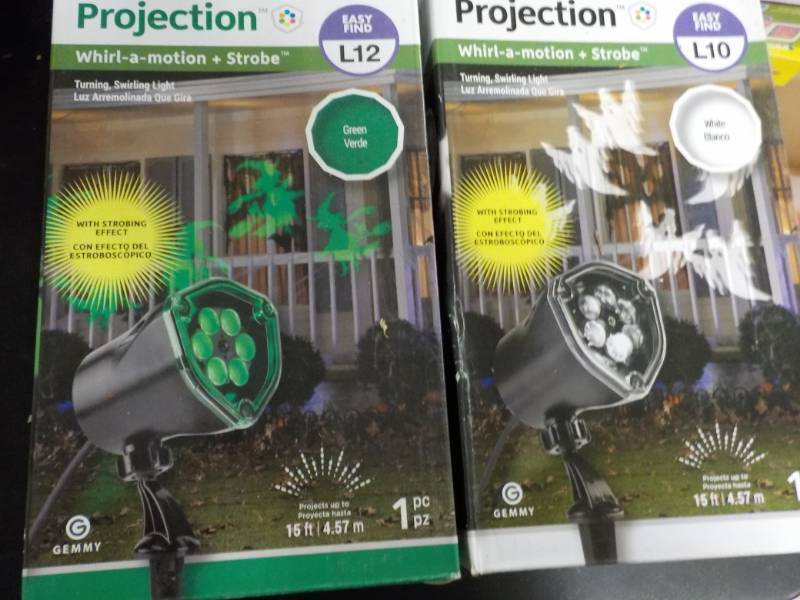 lot 6 image: Set of 2 LED Lightshow Projection W...