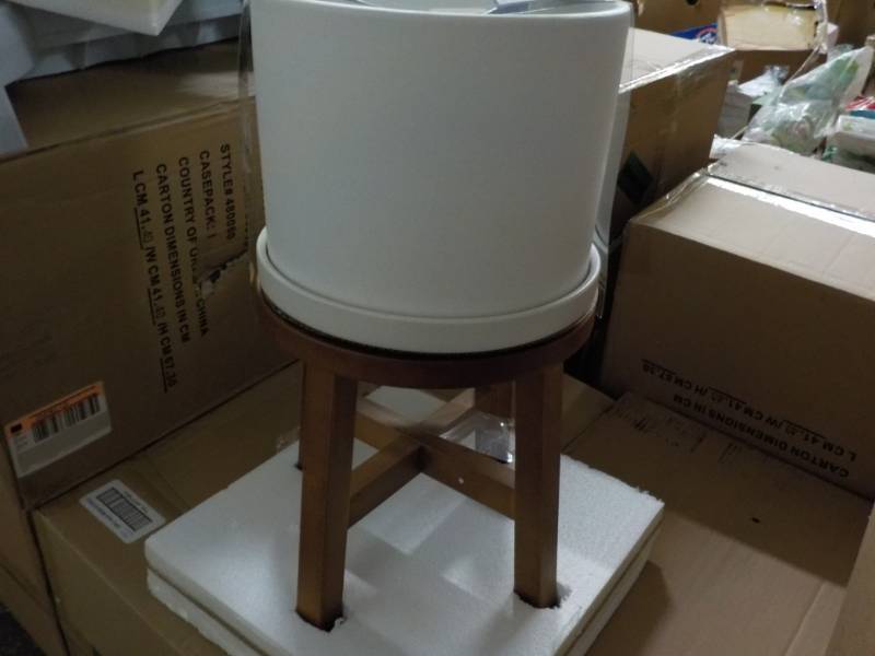 lot 24 image: New Threshold Ceramic and Wood Indo...