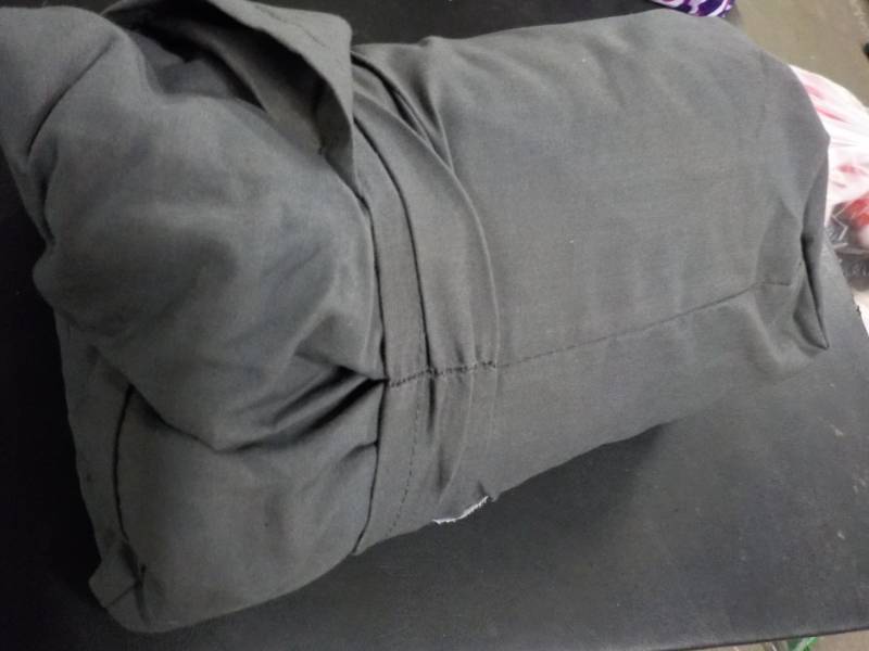 lot 40 image: Grey King Size Bedskirt...