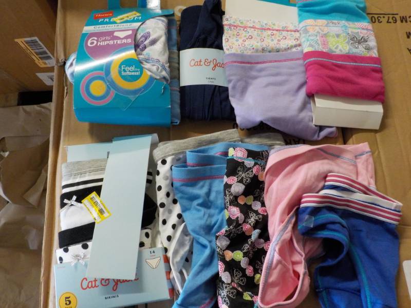 lot 54 image: Girls size 10 and 14 underwear and ...