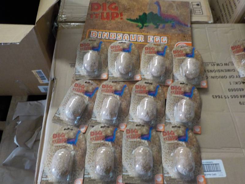 lot 56 image: Lot of 12 Dinosaur Eggs...
