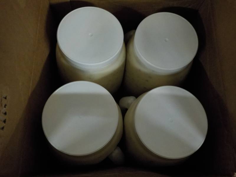 lot 87 image: 4 - 1 gallon Jugs of Kraft and Tart...