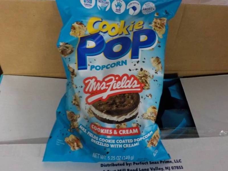 lot 93 image: 4 cases of Cookie Pop Popcorn- Mrs ...