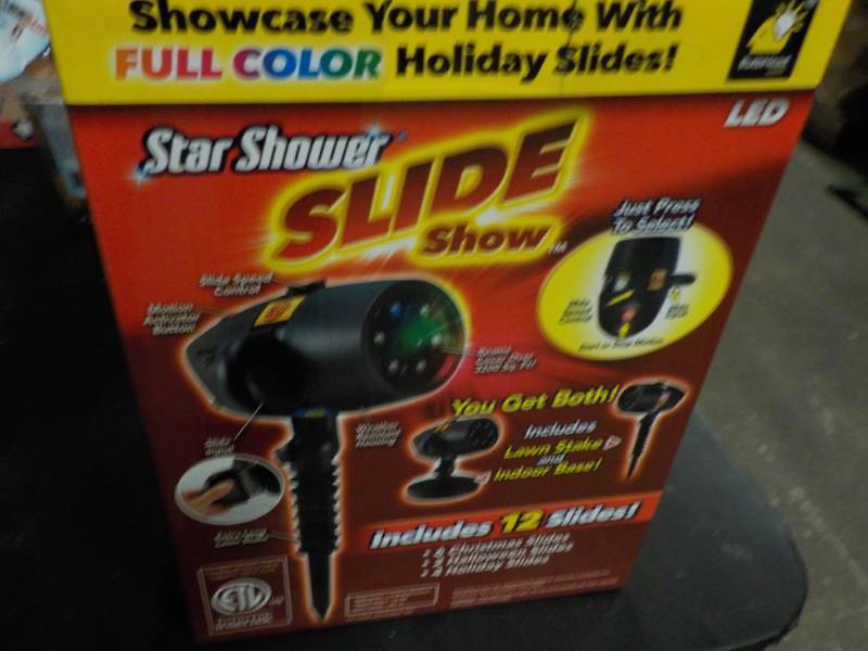 lot 109 image: set of 1 Star Shower LED Slide Show...