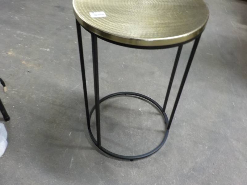 lot 111 image: Accent Table- 25 High x 16 diamet...