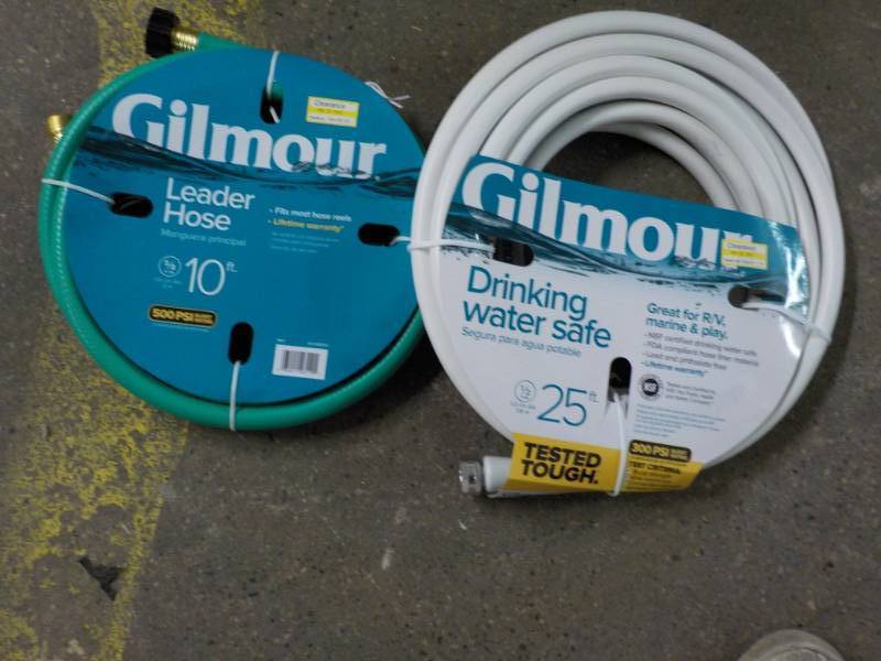 lot 125 image: Gilmour 25 ft Hose and Gilmour 10 f...