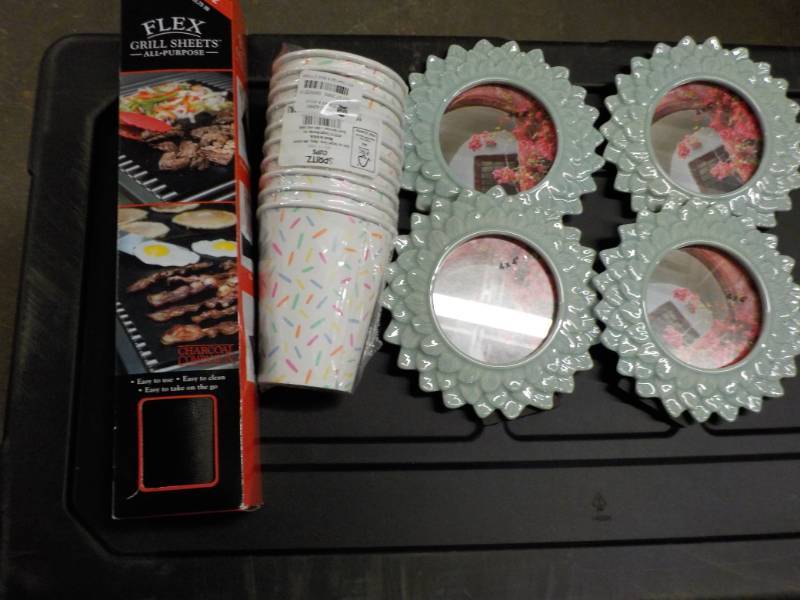 lot 135 image: Flex Grill Sheets, Paper Cups and 4...