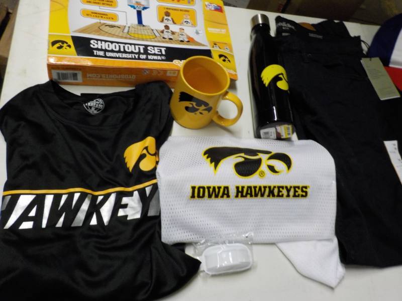 lot 171 image: Iowa Hawkeye Clothing and more, USA...