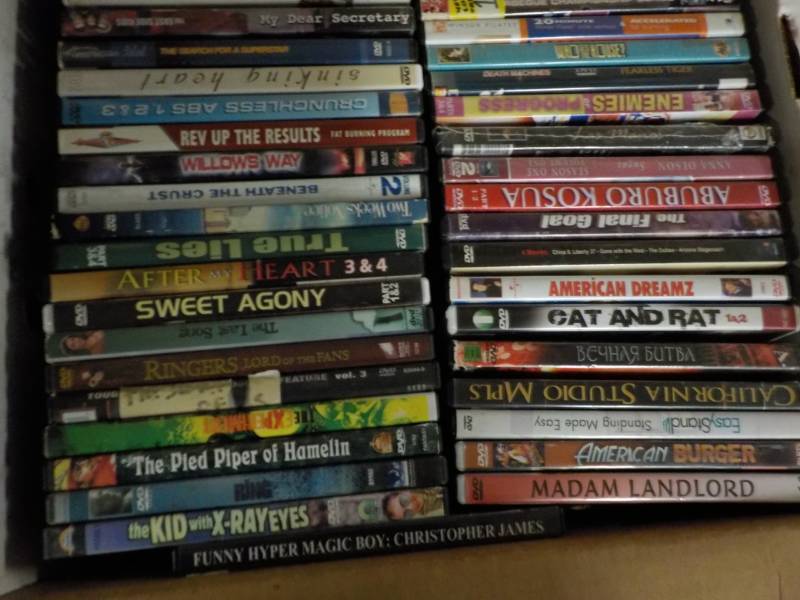 lot 217 image: 2 Boxes of DVDs...
