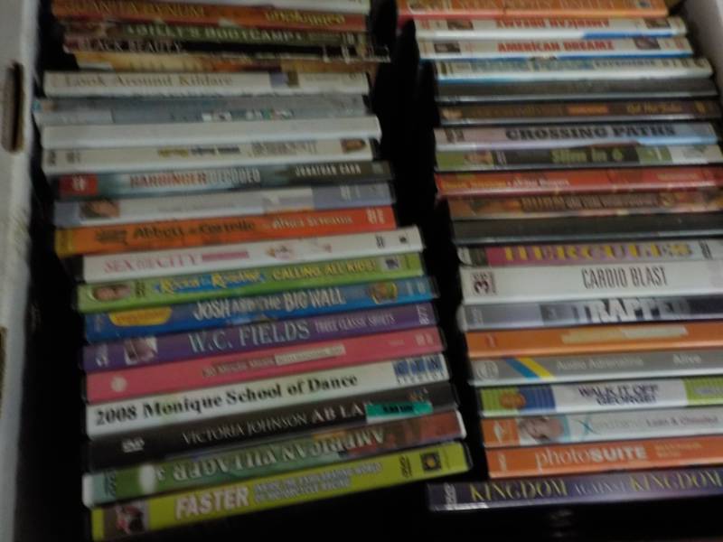 lot 219 image: 2 Boxes of DVDs...