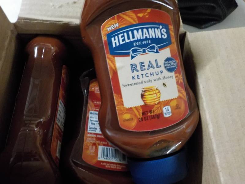 lot 242 image: Case of 6 Bottles Hellmans Real Ket...