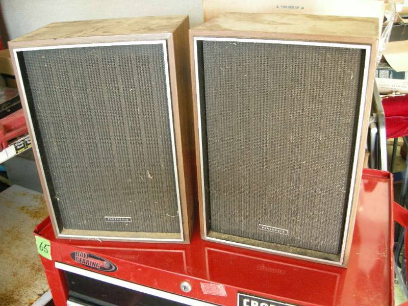 lot 79 image: Panasonic Shop Speakers