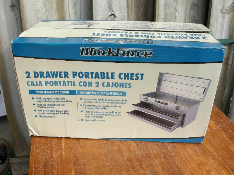 lot 81 image: Workforce 2 Drawer Portable Tool Chest