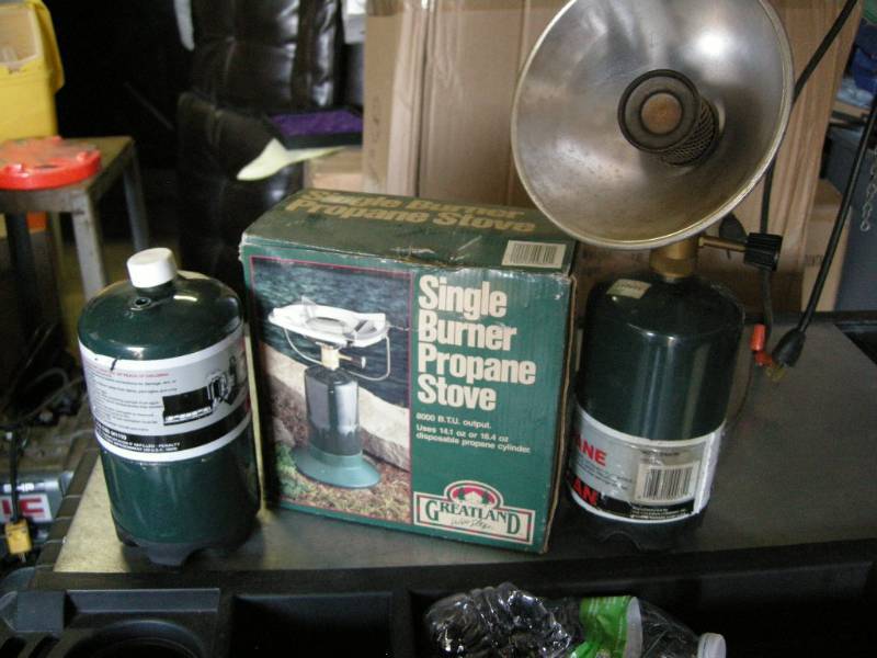 lot 125 image: Camp Stove, Heater, Propane