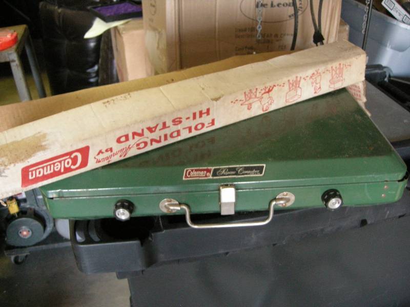 lot 126 image: Coleman Stove and Stand