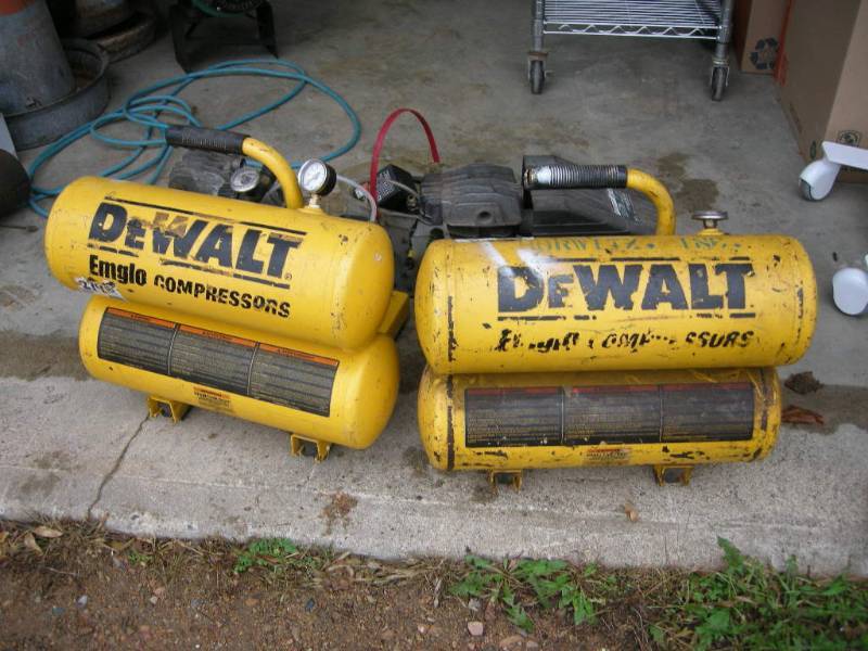 lot 159 image: DeWalt Air Compressor Project