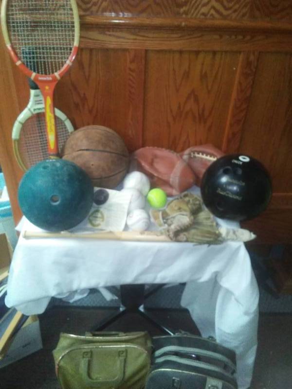 lot 181 image: Vintage Sporting Goods Galore