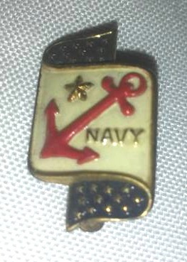 lot 237 image: WWII Navy pin official Navy Relief Society
