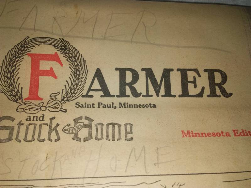 lot 263 image: 2 - 1934. The farmer paper - Minnesota Edition.