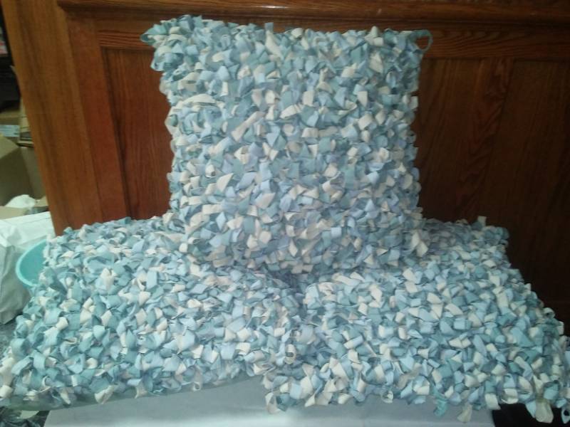 lot 266 image: 3 fabulous fluffy pillows