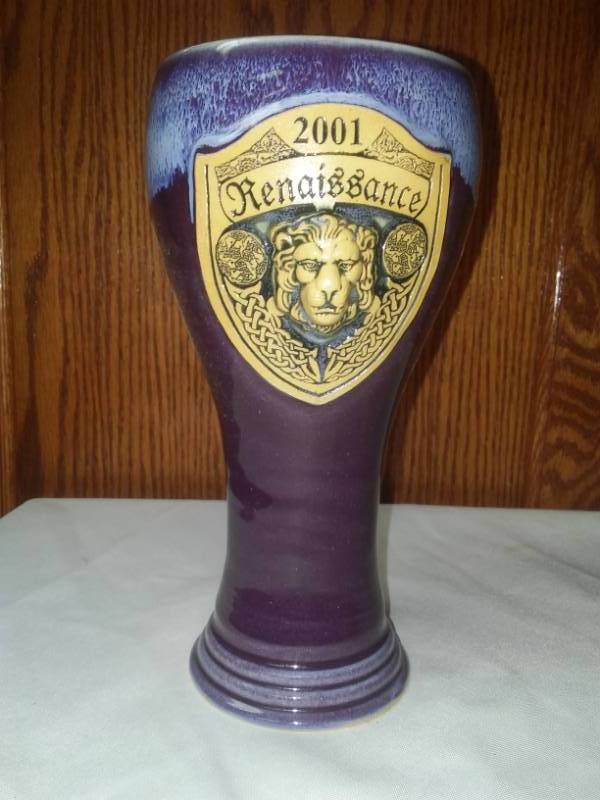 lot 278 image: 2001 Renaissance Festival mug.
