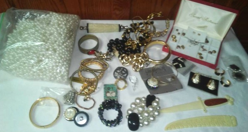 lot 296 image: Earrings bracelets and more