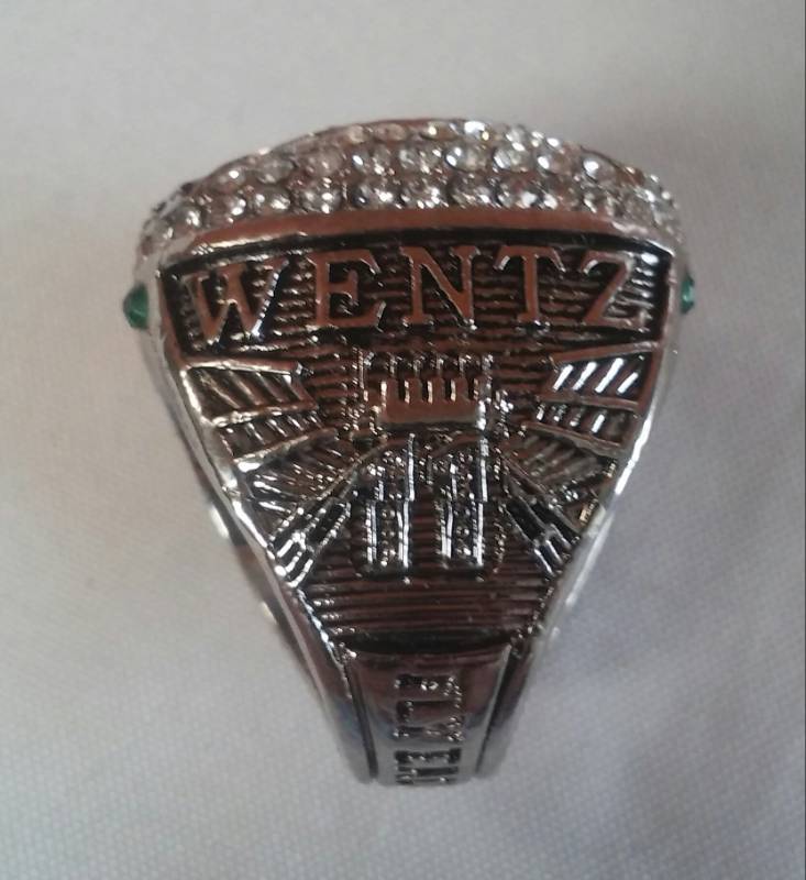 Carson Wentz Super Bowl ring replica, new. SPEE DEE SHIPPING