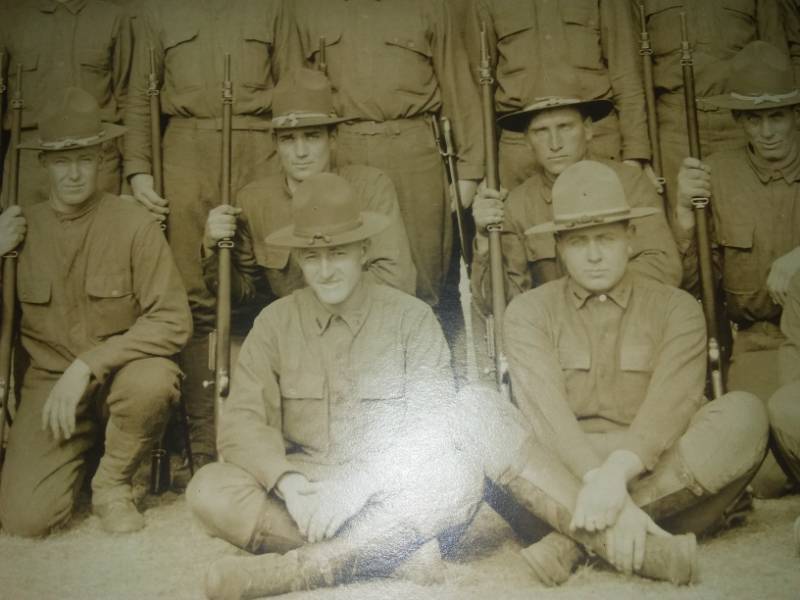 lot 409 image: Camp Dodge October 1917 WWI.