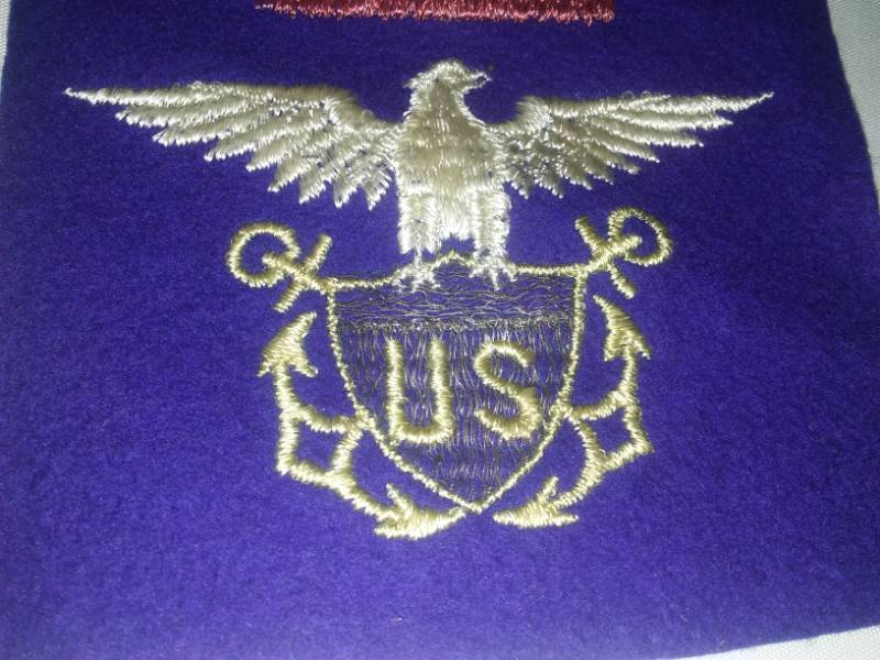 lot 411 image: U.S. Army WWI hanging Banner.